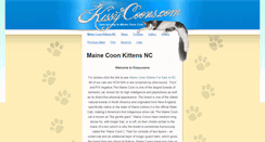 Desktop Screenshot of kissycoons.com